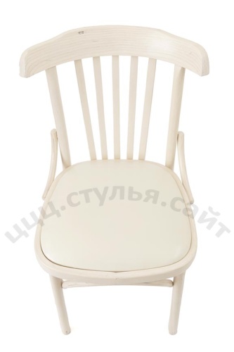 Венский мягкий выбеленный стул (кожзам кремовый) арт. 832605 фото 3